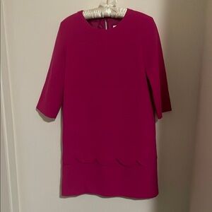 Kate spade Pink Scalloped Hem Dress